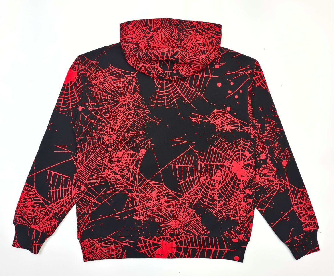 SP5DER AOP WEB V2 ZIPUP HOODIE