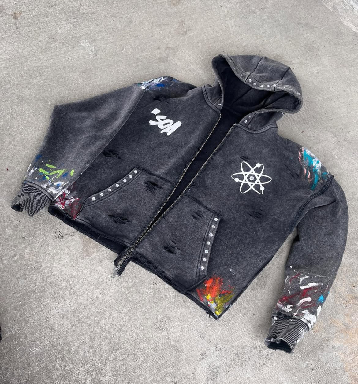 State of Art “Painters Hoodie” ZIPUP