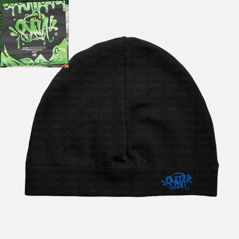 Sy World Cap Men Letter Embroidery DRI-FIT SKULLY CAP