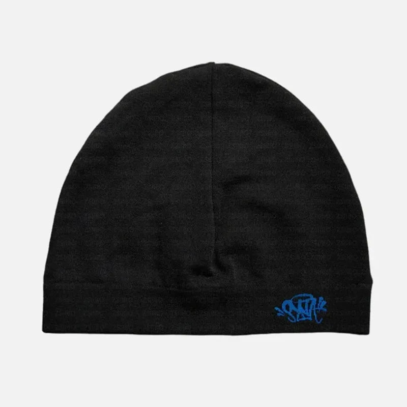Sy World Cap Men Letter Embroidery DRI-FIT SKULLY CAP