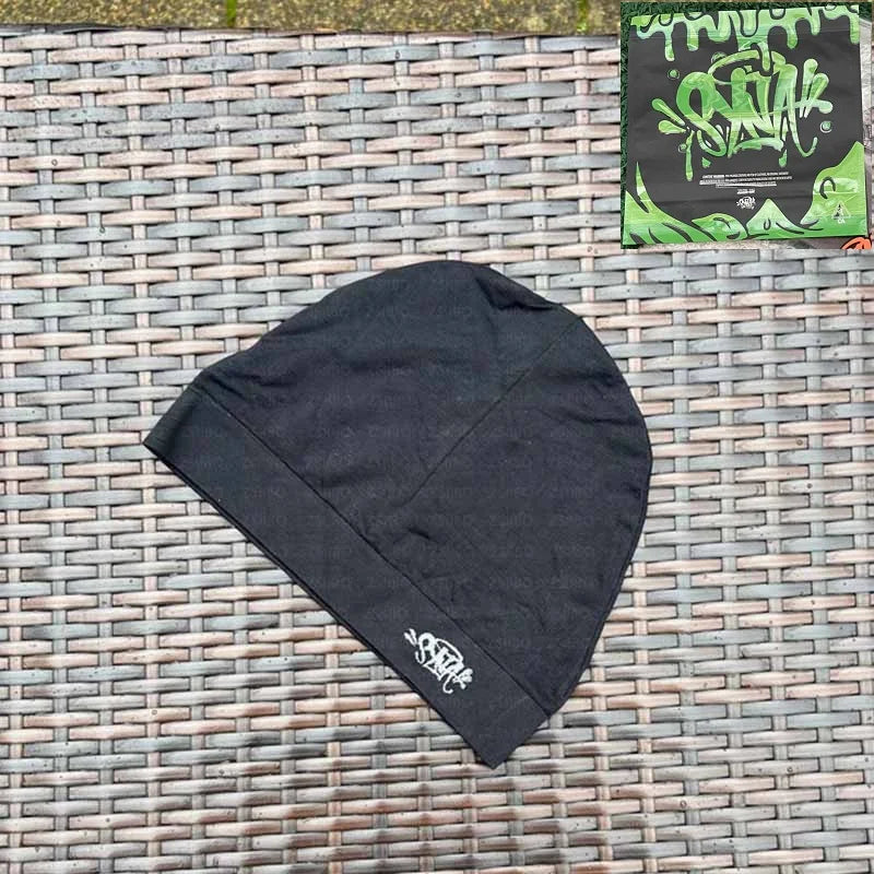 Sy World Cap Men Letter Embroidery DRI-FIT SKULLY CAP