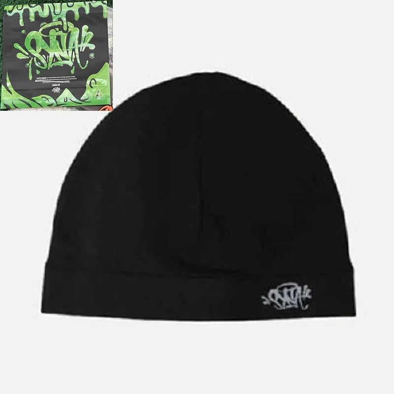 Sy World Cap Men Letter Embroidery DRI-FIT SKULLY CAP