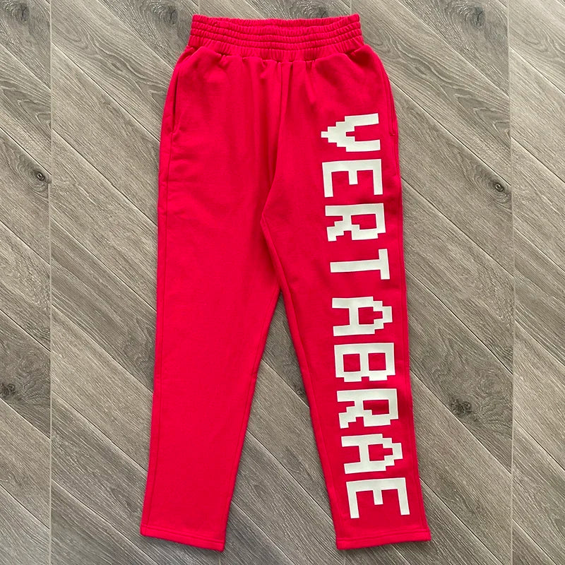 Vertabrae sweatpants Three-dimensional letter multi-color sweats collection