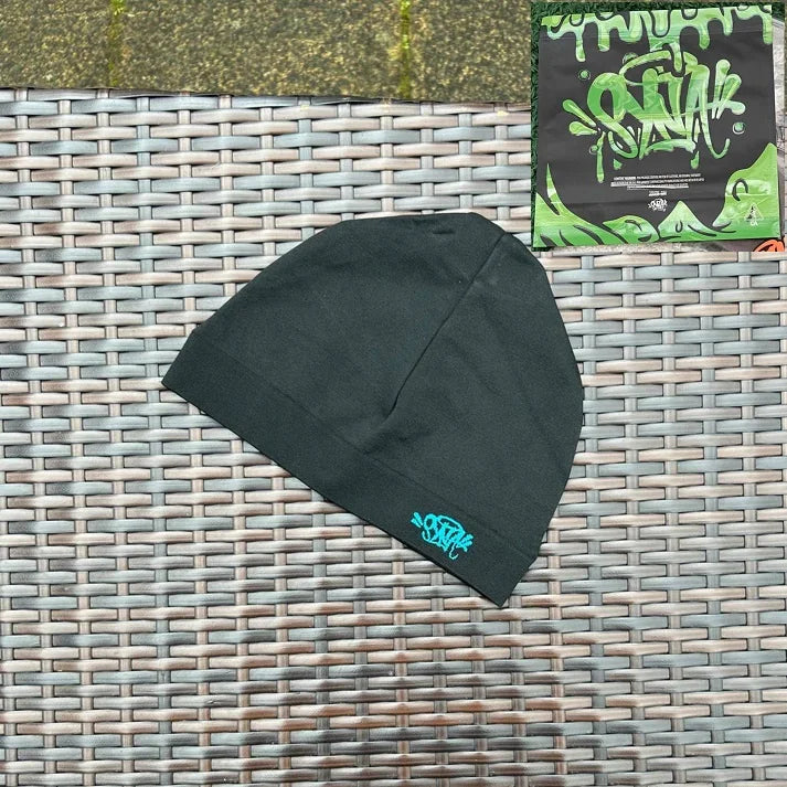 Sy World Cap Men Letter Embroidery DRI-FIT SKULLY CAP