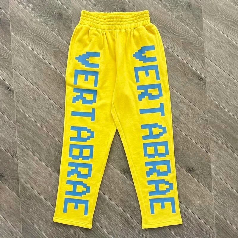 Vertabrae sweatpants Three-dimensional letter multi-color sweats collection