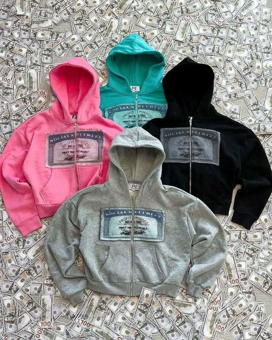 Profit Minded Social Security Card Hoodie