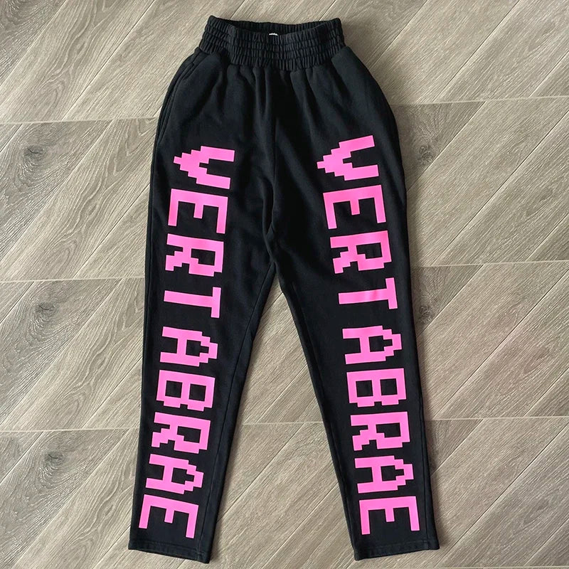 Vertabrae sweatpants Three-dimensional letter multi-color sweats collection