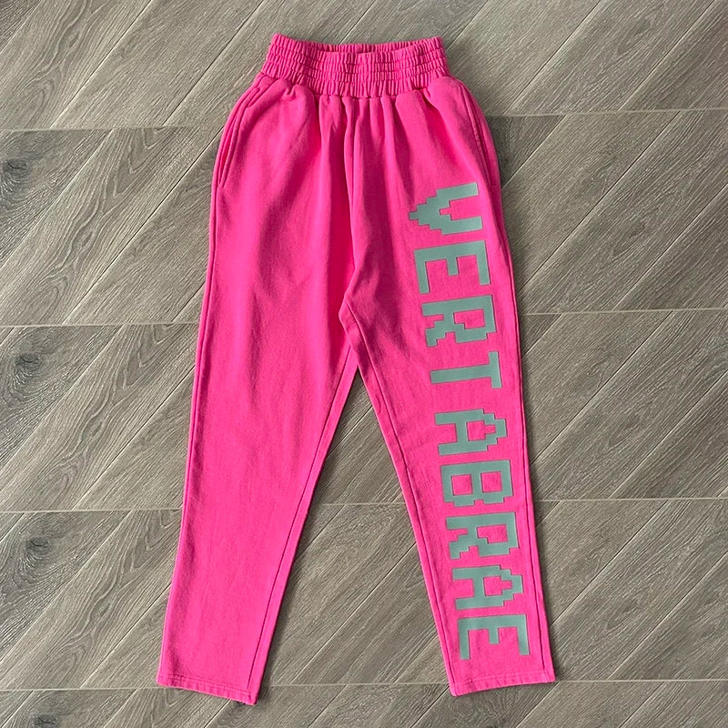 Vertabrae sweatpants Three-dimensional letter multi-color sweats collection