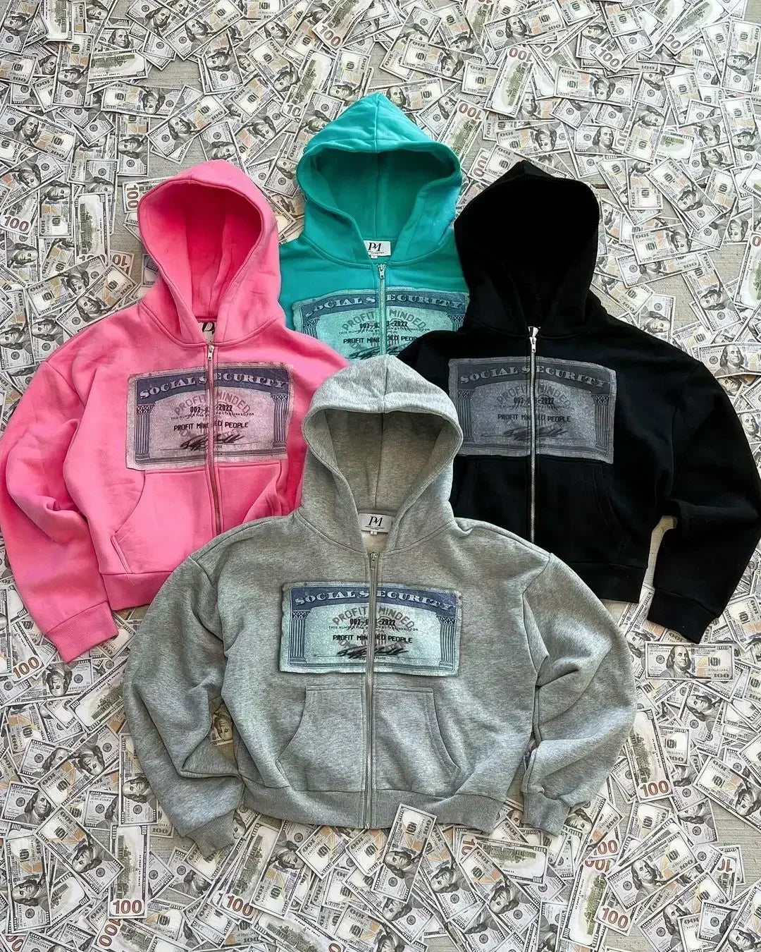 Profit Minded Social Security Card Hoodie
