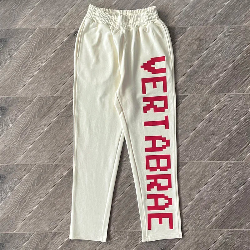 Vertabrae sweatpants Three-dimensional letter multi-color sweats collection