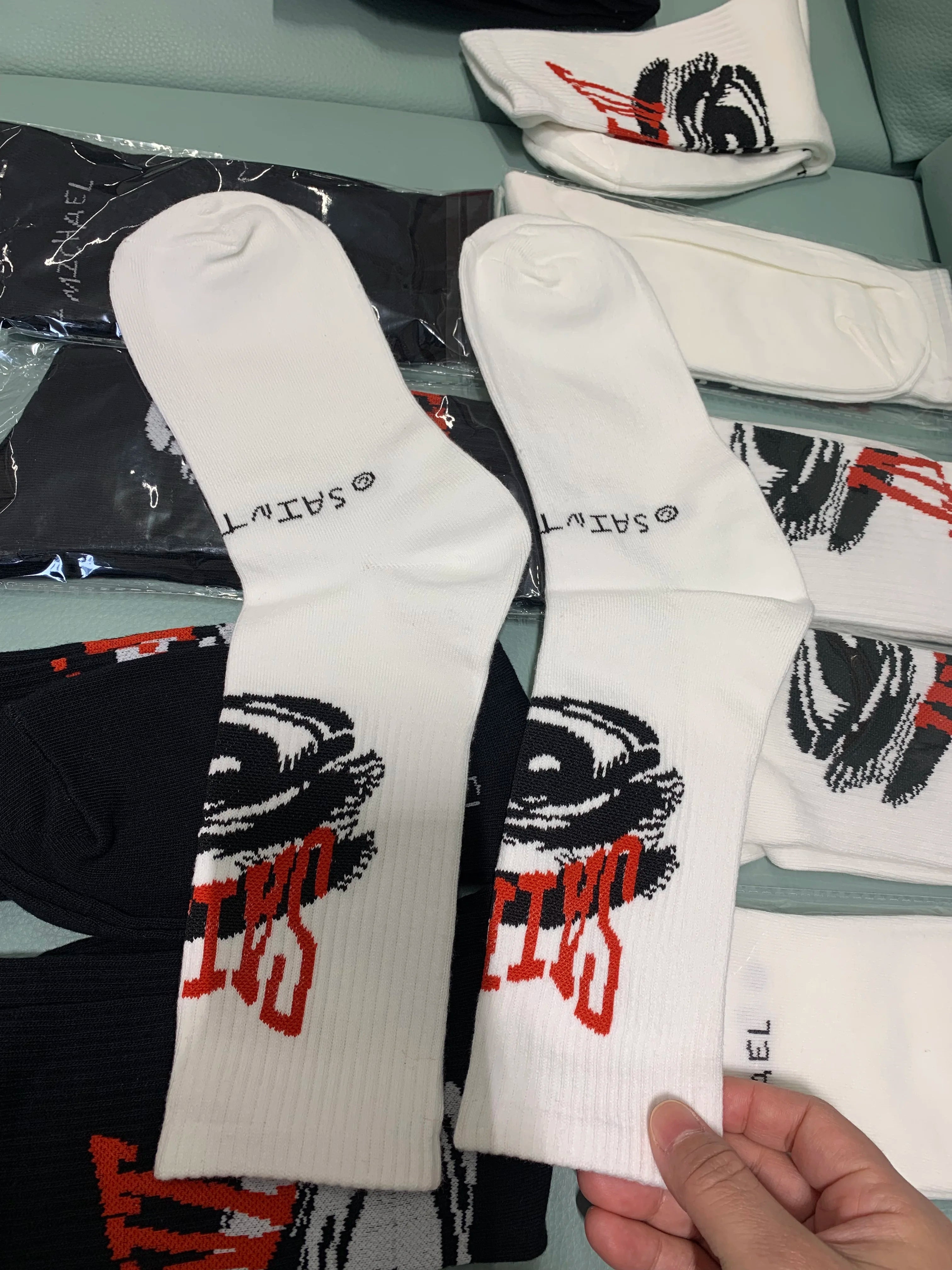 SAINT Mxxxxxx “Eye” Tube Socks