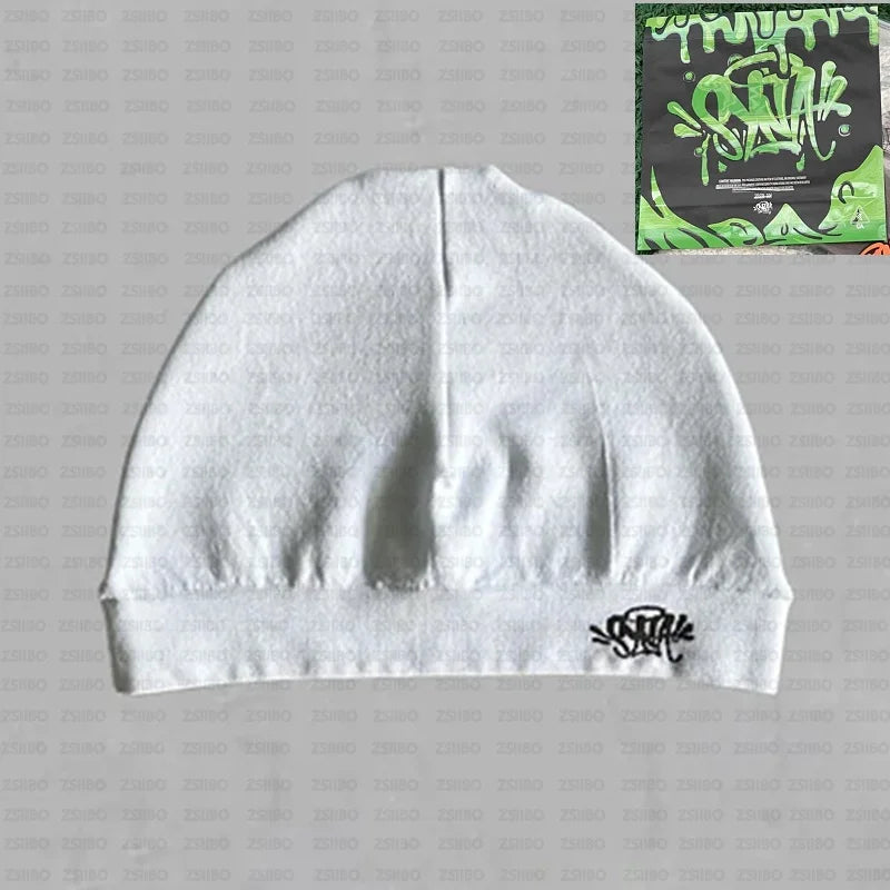 Sy World Cap Men Letter Embroidery DRI-FIT SKULLY CAP