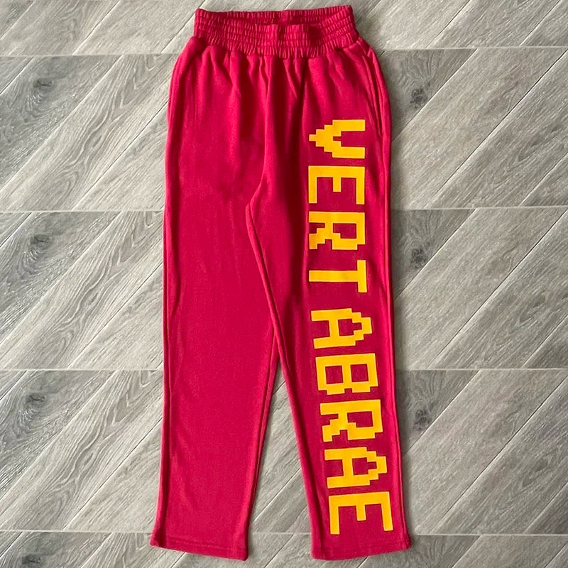 Vertabrae sweatpants Three-dimensional letter multi-color sweats collection