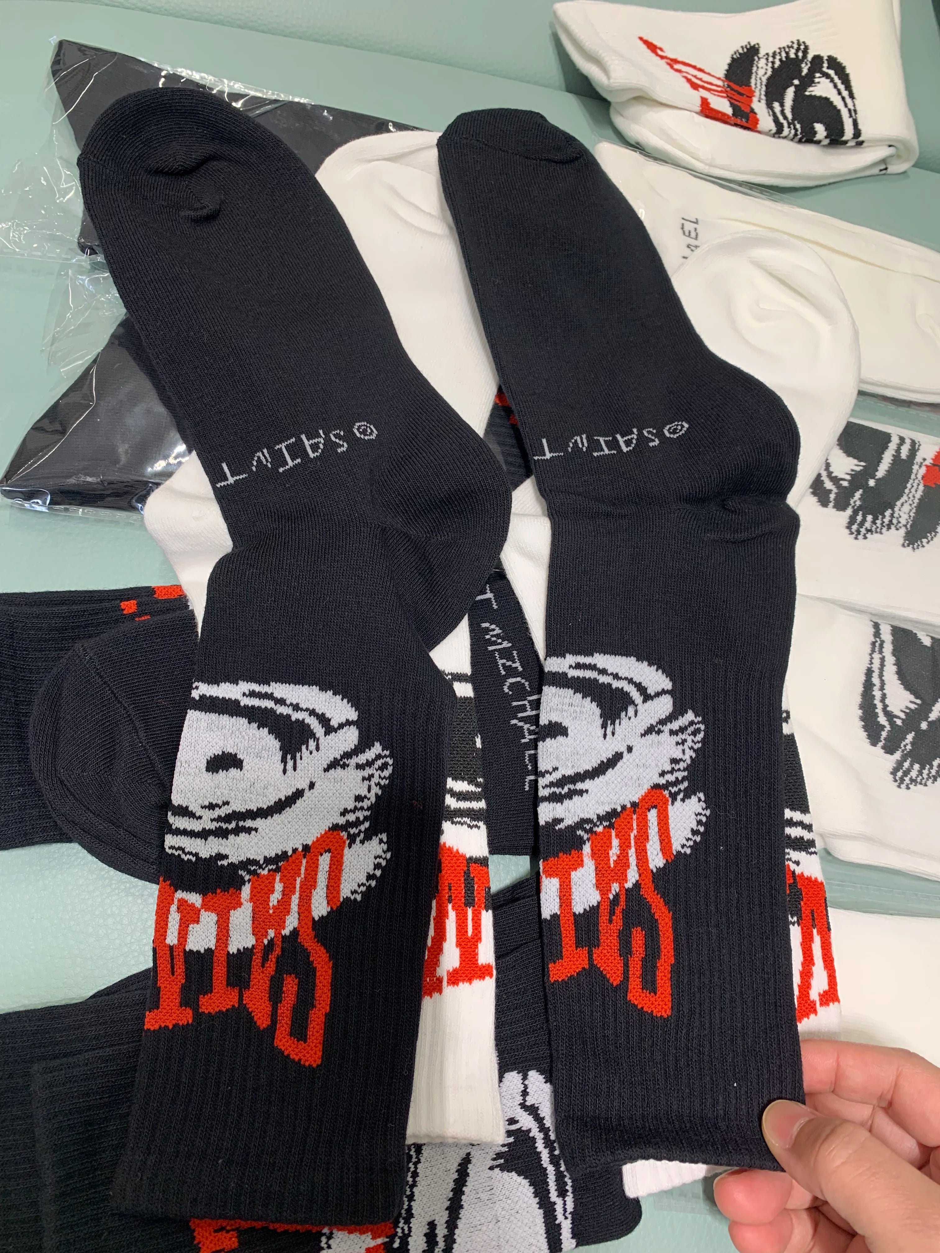 SAINT Mxxxxxx “Eye” Tube Socks