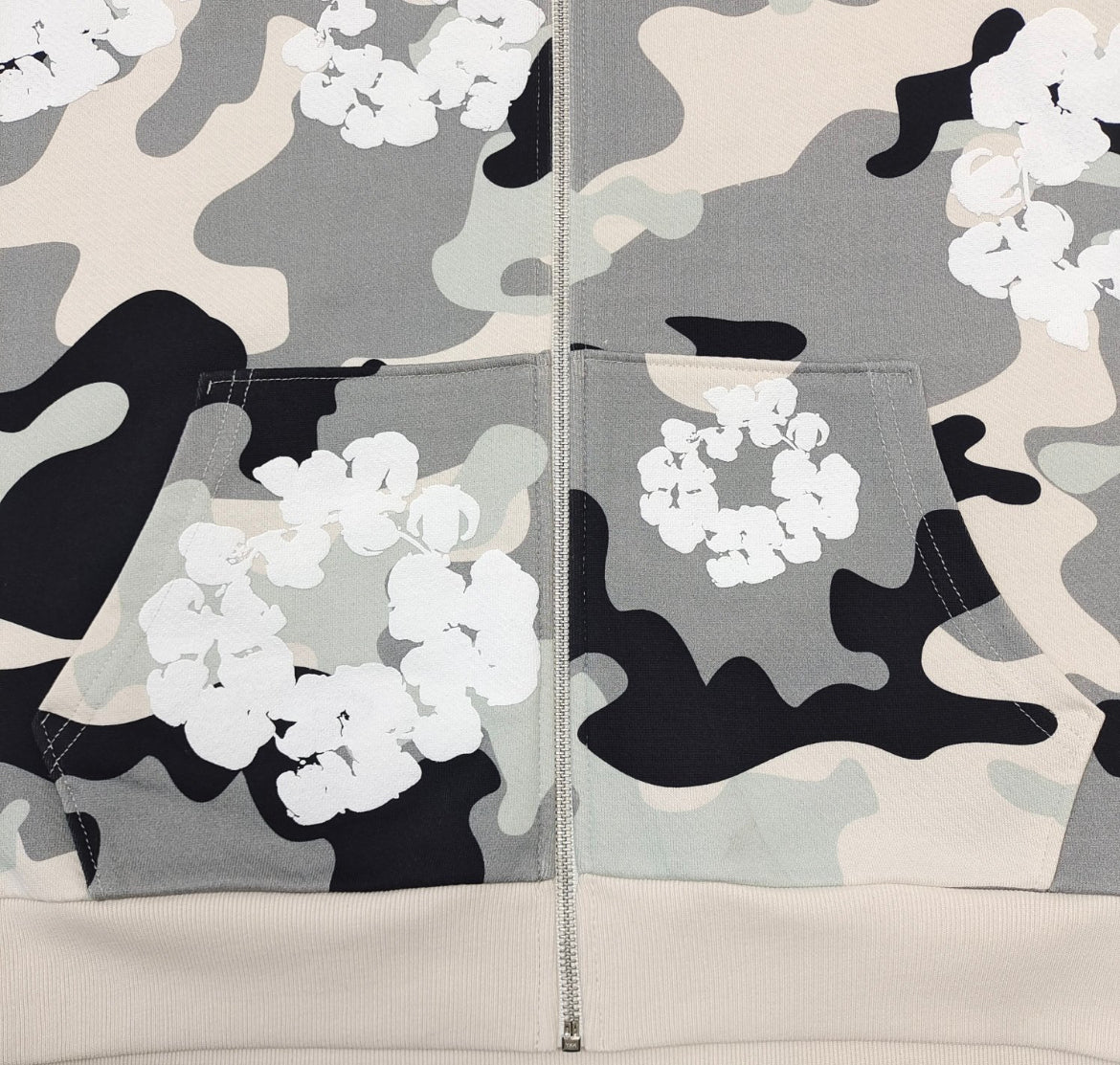 DENIM TEAR “CAMO” BLACK/WHITE