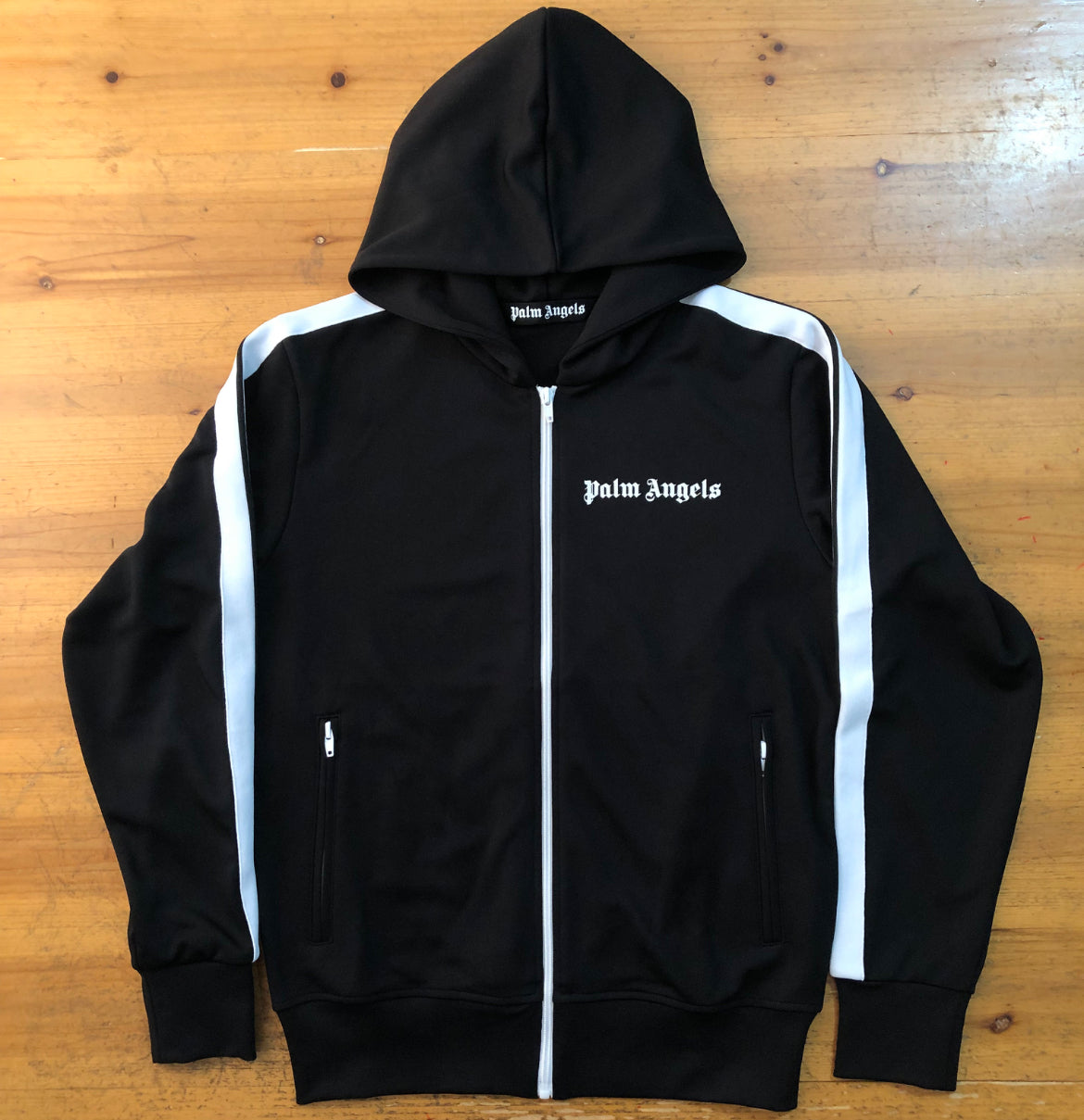 PALM ANGELS HOODED ZIPUP TRACK JACKET