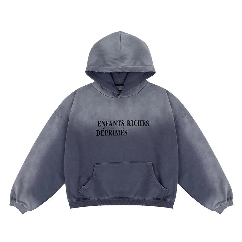 Enfants Riches Déprimés Oversized Distressed Hoodie