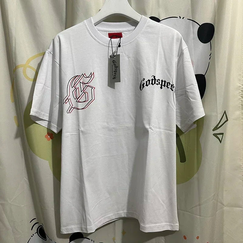 GOD SPEED Life's A Gamble Big Face Godspeed Tshirt