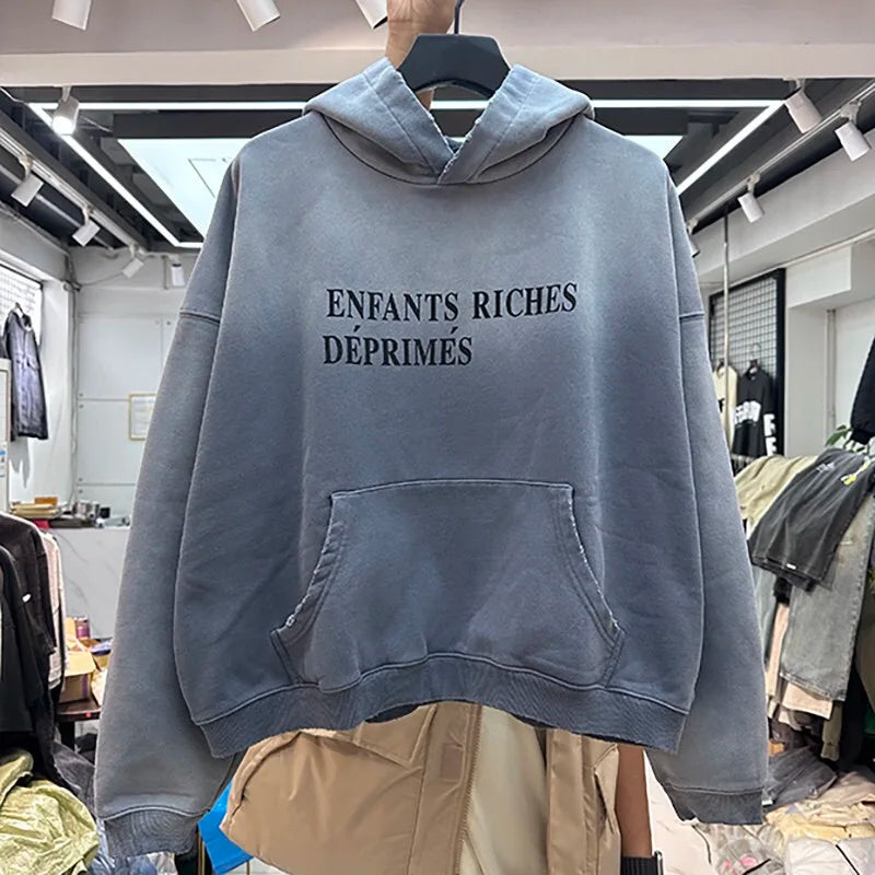 Enfants Riches Déprimés Oversized Distressed Hoodie