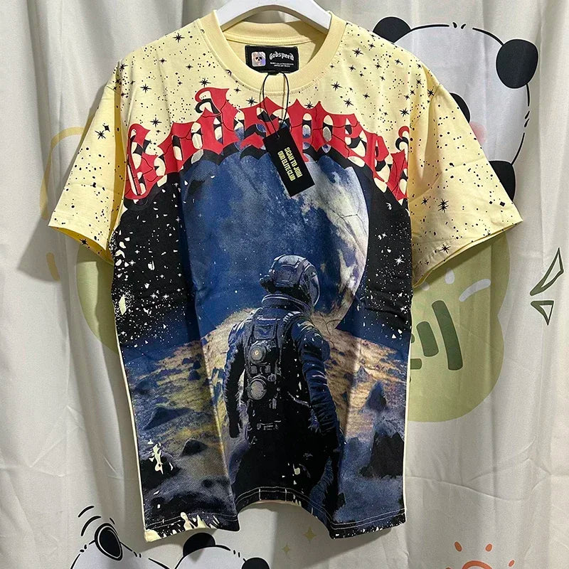 GOD SPEED Life's A Gamble Big Face Godspeed Tshirt
