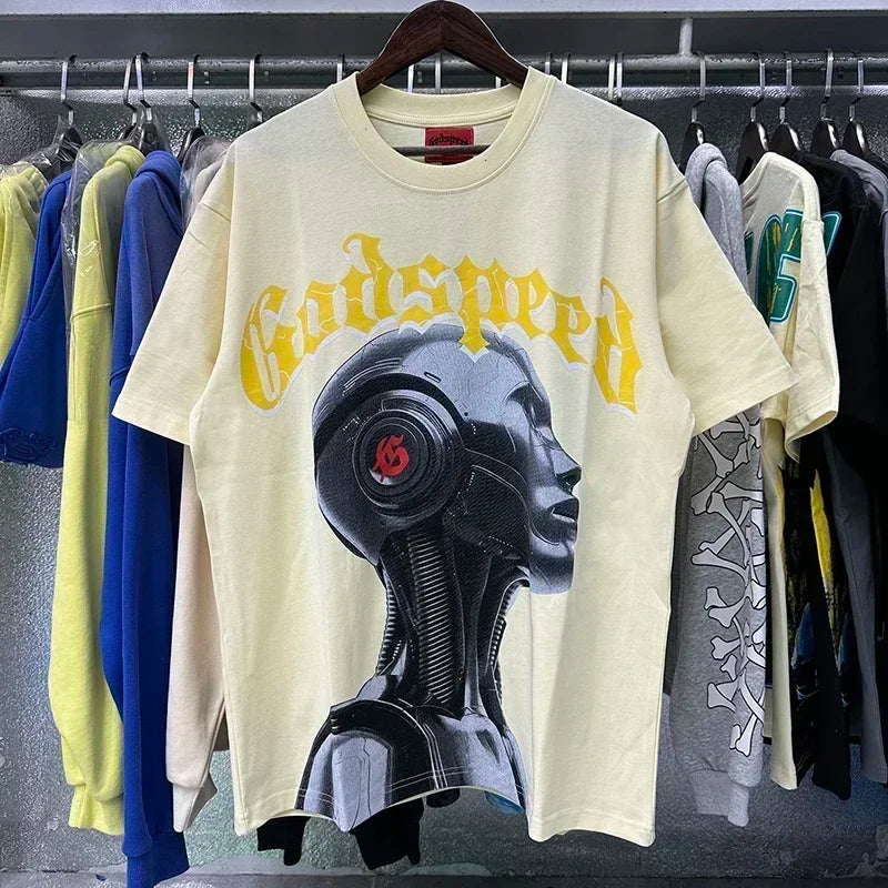 GOD SPEED Life's A Gamble Big Face Godspeed Tshirt
