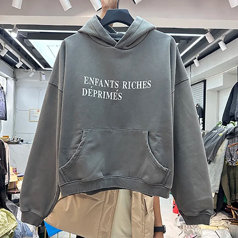 Enfants Riches Déprimés Oversized Distressed Hoodie